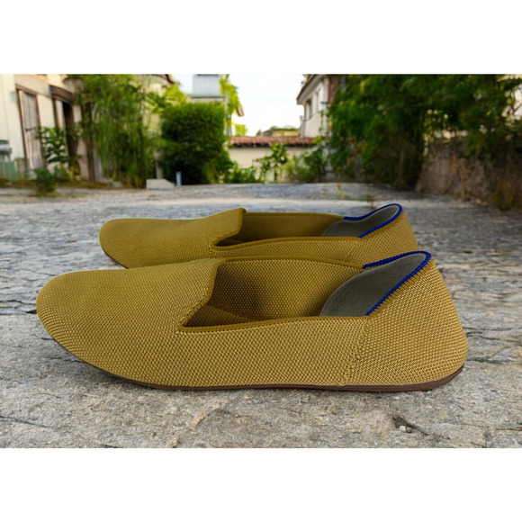 Rothy's Shoes - Rothy’s LemonDrop Loafers Round Toe Ballet Flat Slip On Knit Yellow Shoes 8.5